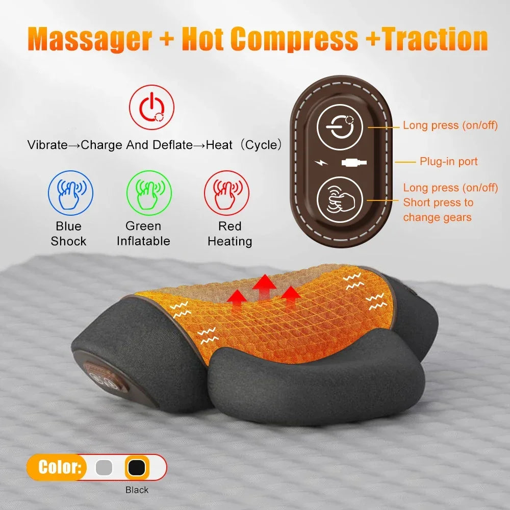 PAQIN Neck & Cervical Relaxation Massager Pillow