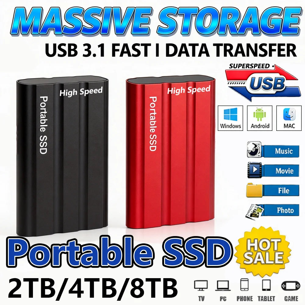 Orbit Portable High-Speed External SSD