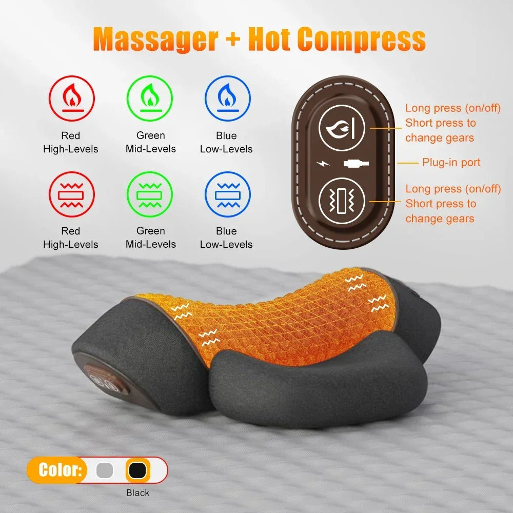 PAQIN Neck & Cervical Relaxation Massager Pillow