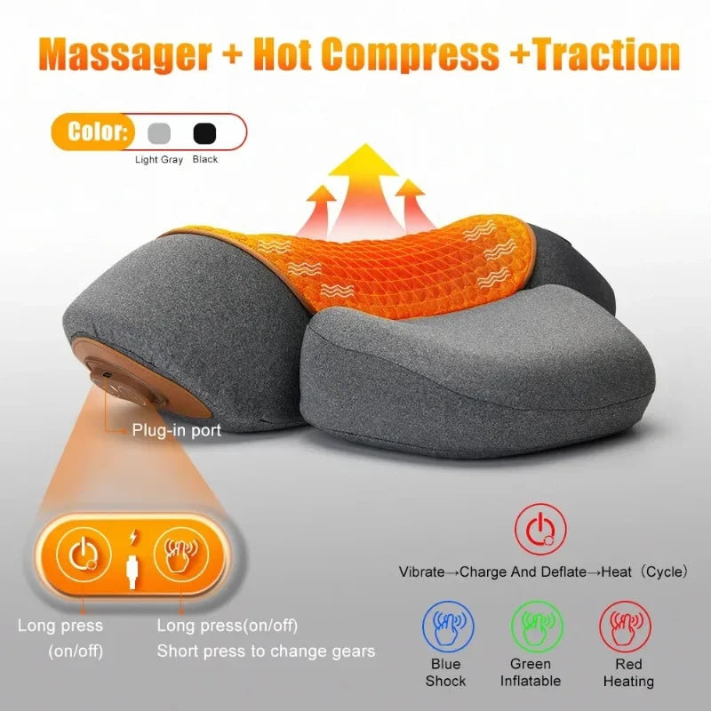 PAQIN Neck & Cervical Relaxation Massager Pillow